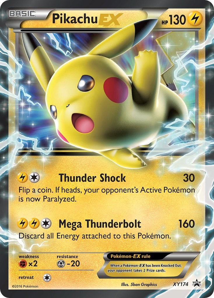 Image for Pikachu EX - XY174 (XY174) (PR) - Pokemon