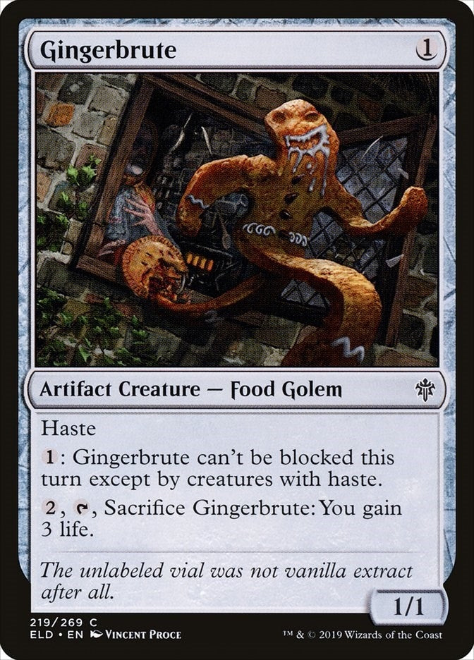 Image for Gingerbrute (219) (Throne of Eldraine) - Magic: The Gathering