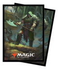 Image for Throne of Eldraine Garruk, Cursed Huntsman Deck Protector sleeves for Magic (100-Pack) - Card Sleeves