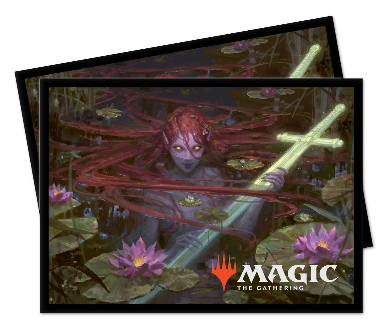 Image for Throne of Eldraine Emry, Lurker of the Loch Deck Protector sleeves for Magic (100-Pack) - Card Sleeves