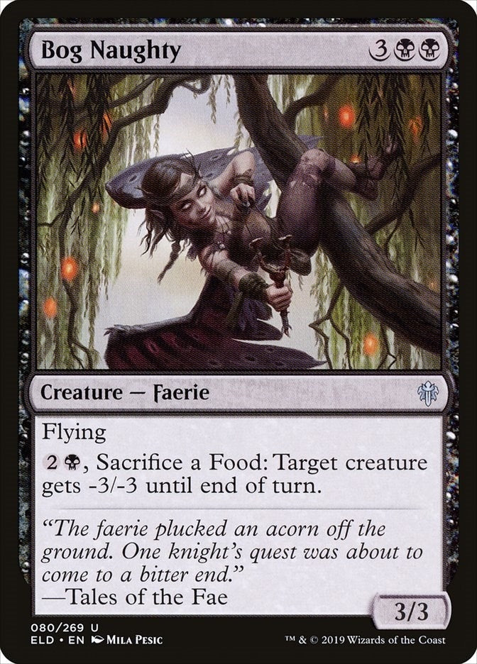 Image for Bog Naughty (80) (Throne of Eldraine) - Magic: The Gathering