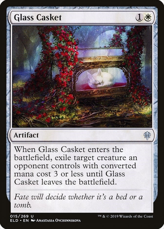 Image for Glass Casket (15) (Throne of Eldraine) - Magic: The Gathering
