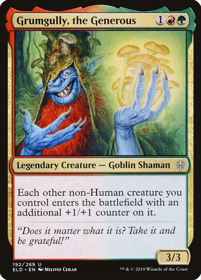 Image for Grumgully, the Generous (192) (Throne of Eldraine) - Magic: The Gathering