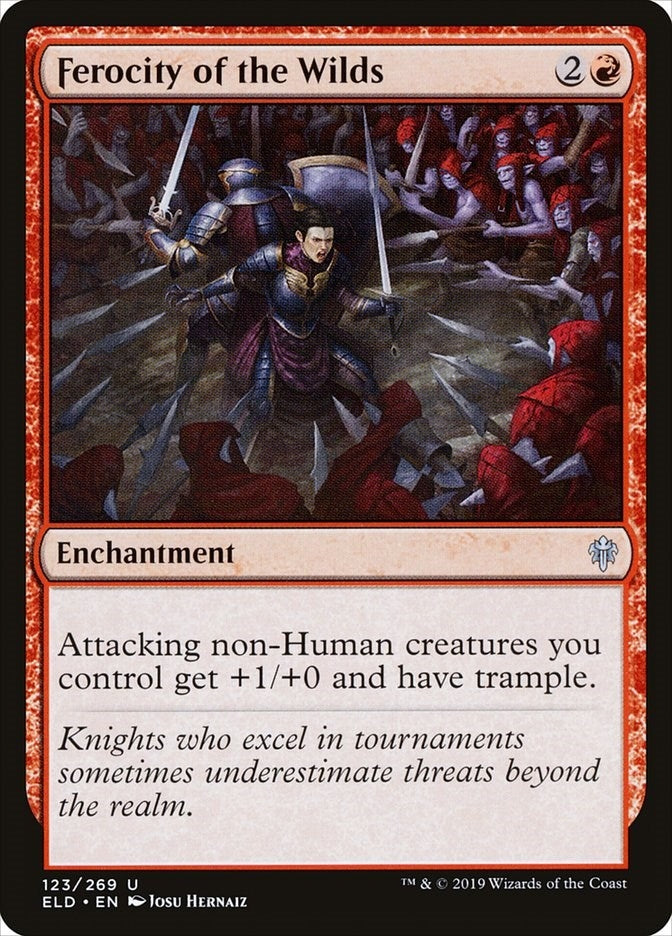 Image for Ferocity of the Wilds (123) (Throne of Eldraine) - Magic: The Gathering