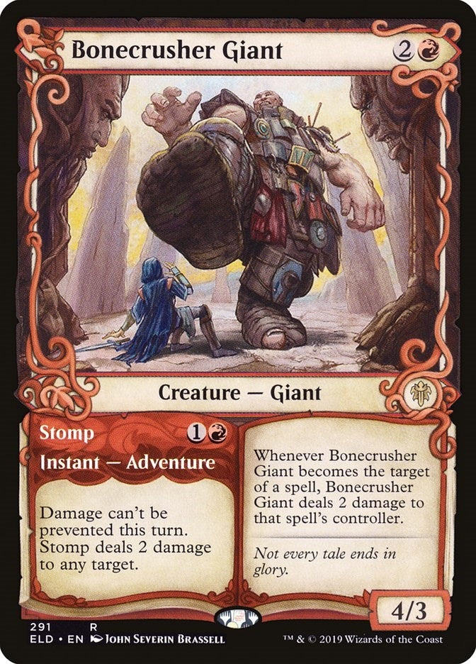 Image for Bonecrusher Giant (Showcase) (291) (Throne of Eldraine) - Magic: The Gathering