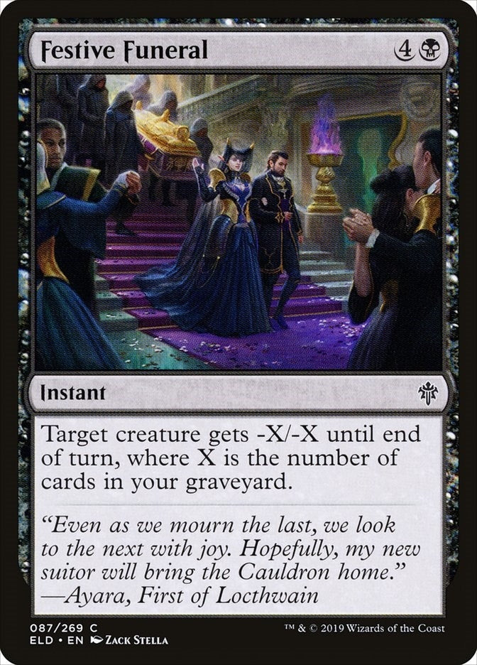 Image for Festive Funeral (87) (Throne of Eldraine) - Magic: The Gathering