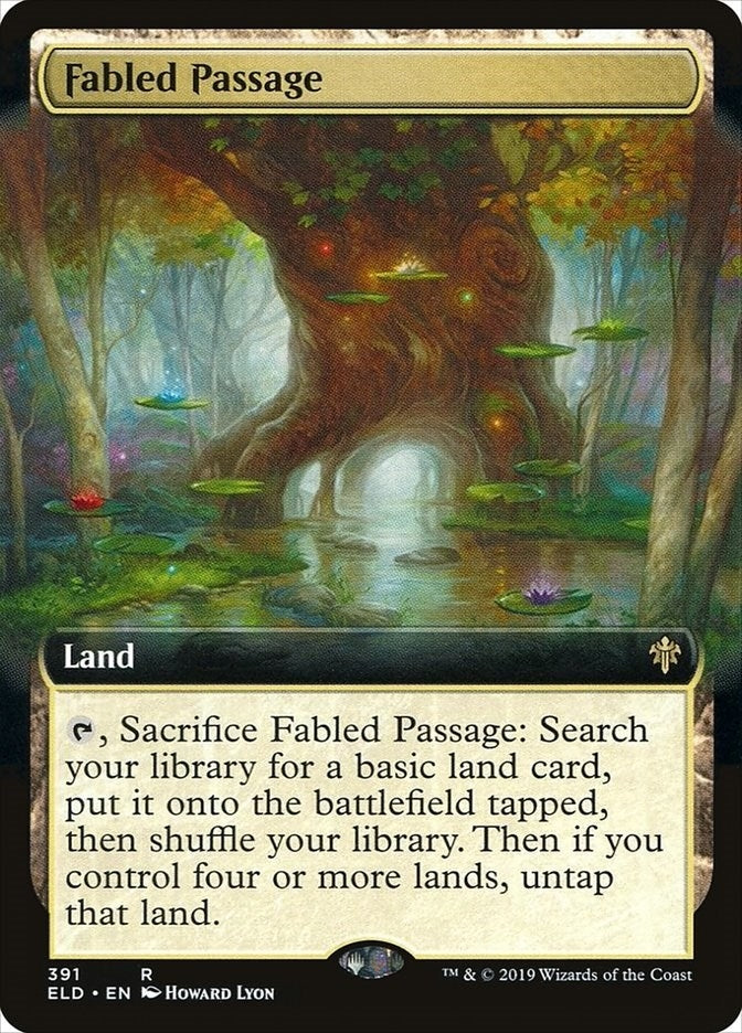 Image for Fabled Passage (Extended Art) (391) (Throne of Eldraine) - Magic: The Gathering