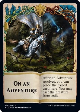 Image for Emblem - On an Adventure (20) (Throne of Eldraine) - Magic: The Gathering