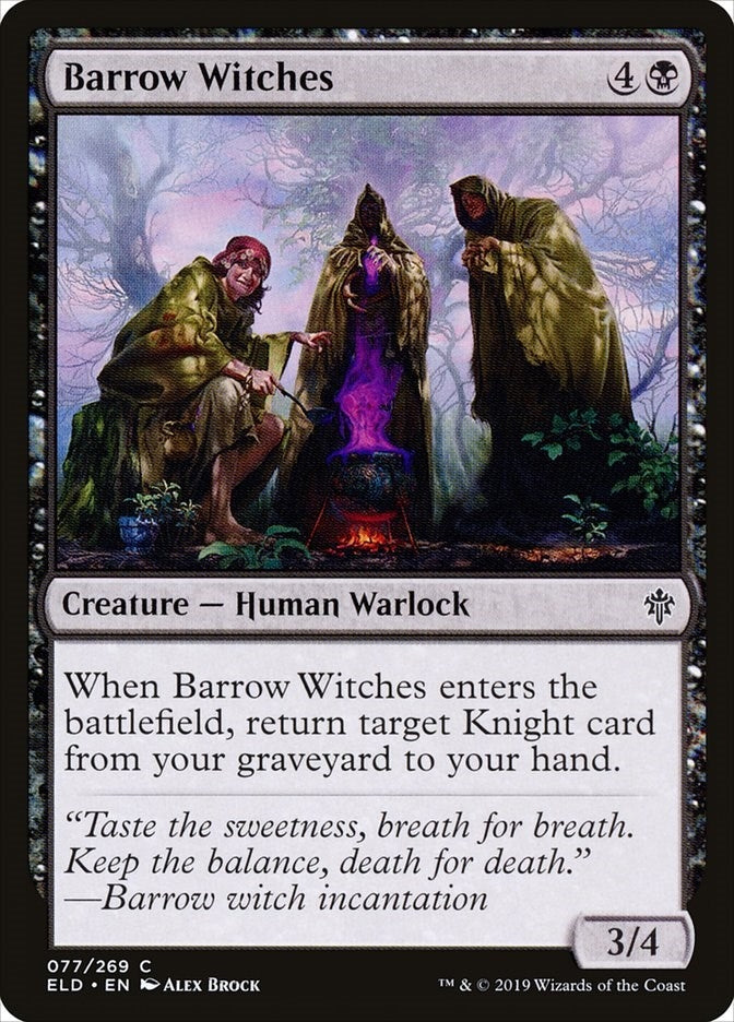 Image for Barrow Witches (77) (Throne of Eldraine) - Magic: The Gathering