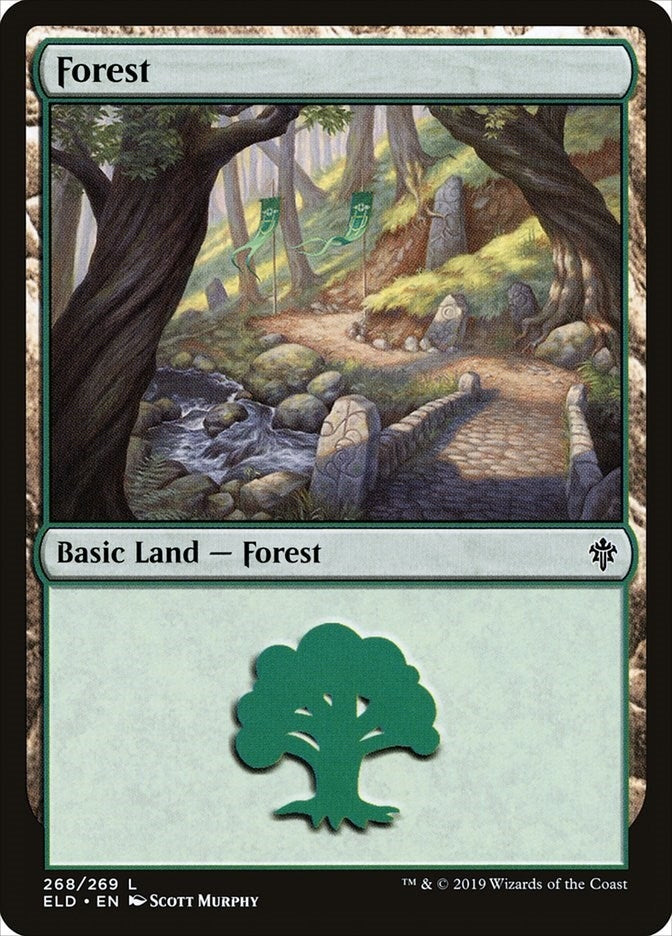 Image for Forest (268) (268) (Throne of Eldraine) - Magic: The Gathering