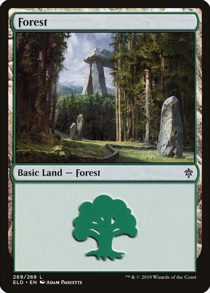 Image for Forest (269) (269) (Throne of Eldraine) - Magic: The Gathering