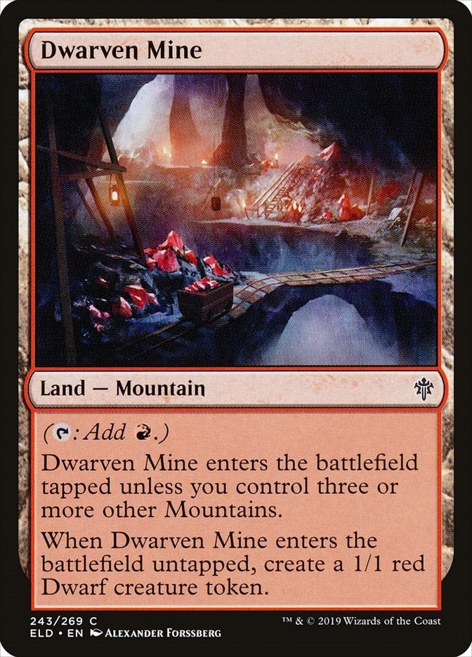Image for Dwarven Mine (243) (Throne of Eldraine) - Magic: The Gathering