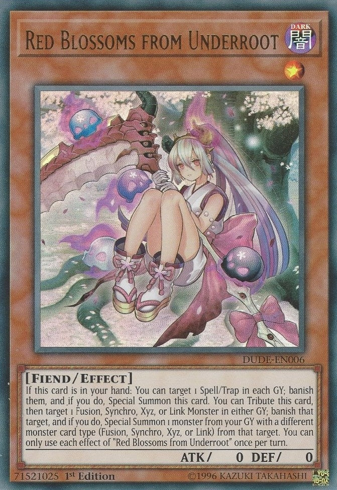 Image for Red Blossoms from Underroot (DUDE-EN006) (DUDE) - YuGiOh