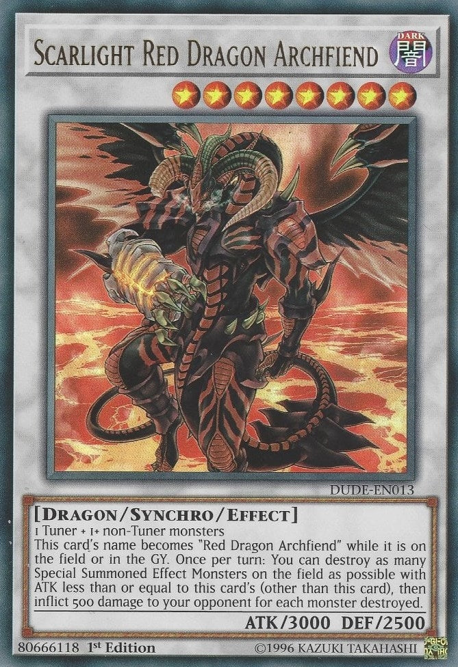 Image for Scarlight Red Dragon Archfiend (DUDE-EN013) (DUDE) - YuGiOh