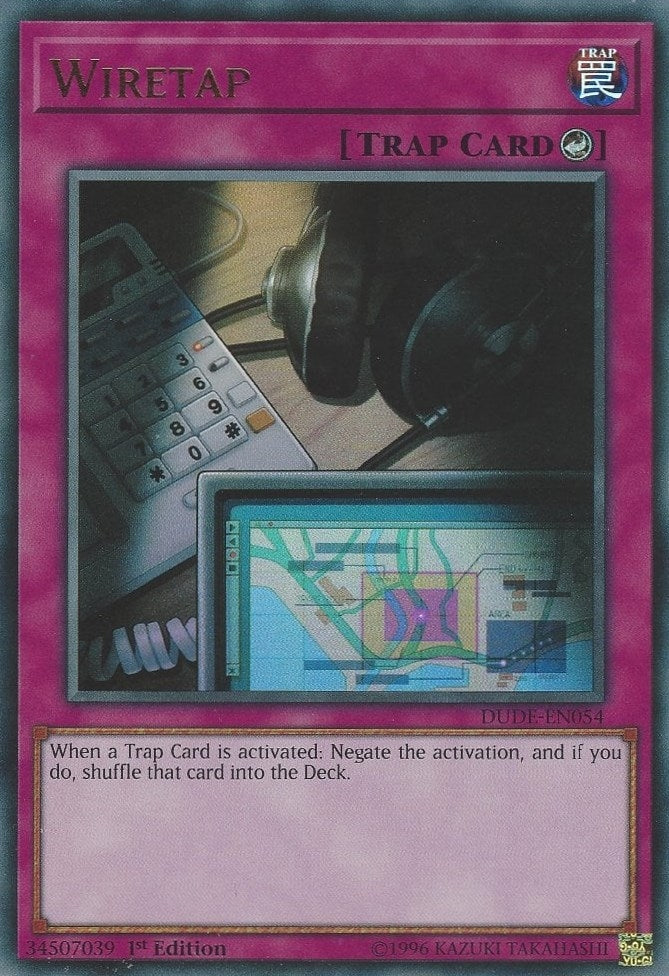 Image for Wiretap (DUDE-EN054) (DUDE) - YuGiOh