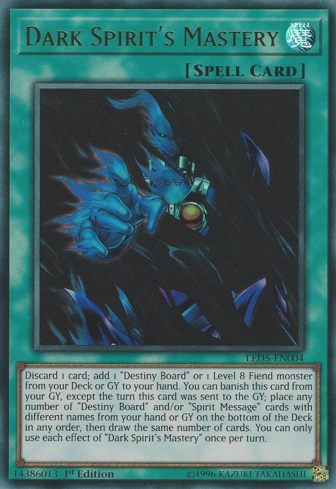 Image for Dark Spirit's Mastery (LED5-EN004) (LED5) - YuGiOh
