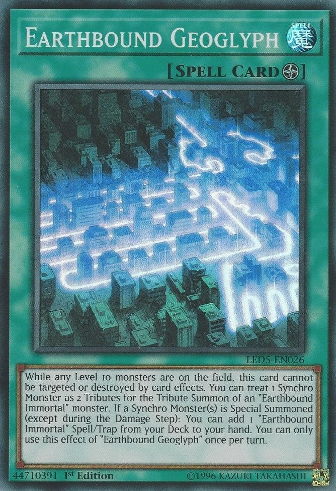 Image for Earthbound Geoglyph (LED5-EN026) (LED5) - YuGiOh