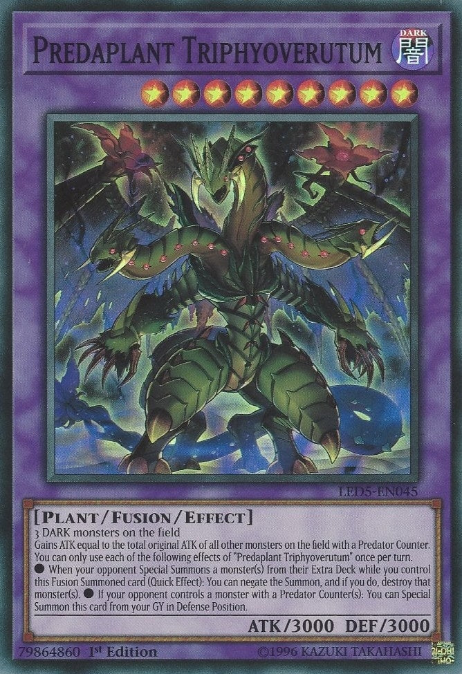 Image for Predaplant Triphyoverutum (LED5-EN045) (LED5) - YuGiOh