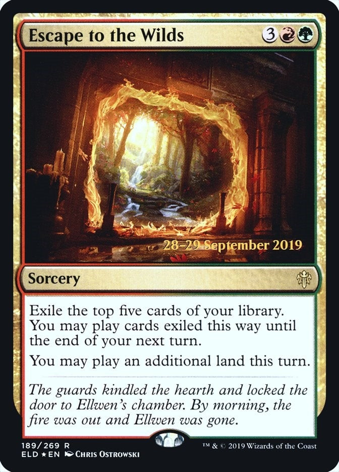 Image for Escape to the Wilds (189) (Prerelease Cards) - Magic: The Gathering