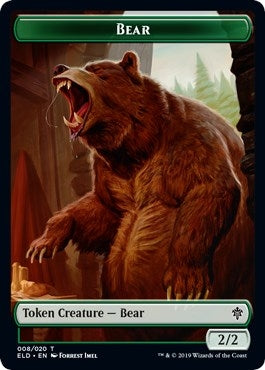 Image for Bear // Food (017) Double-Sided Token (8 // 17) (Throne of Eldraine) - Magic: The Gathering