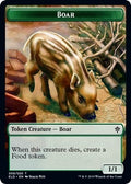 Image for Boar // Food (018) Double-Sided Token (9 // 18) (Throne of Eldraine) - Magic: The Gathering