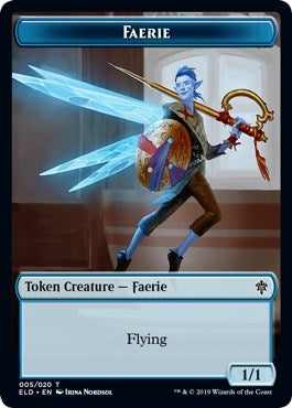 Image for Faerie // Food (016) Double-Sided Token (5 // 16) (Throne of Eldraine) - Magic: The Gathering