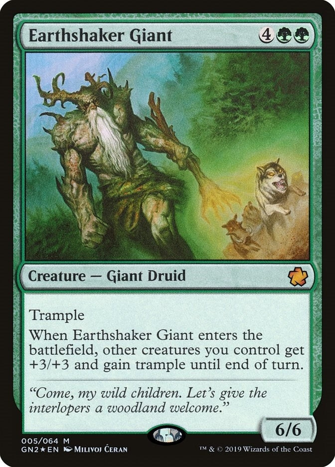 Image for Earthshaker Giant (5) (Magic Game Night 2019) - Magic: The Gathering