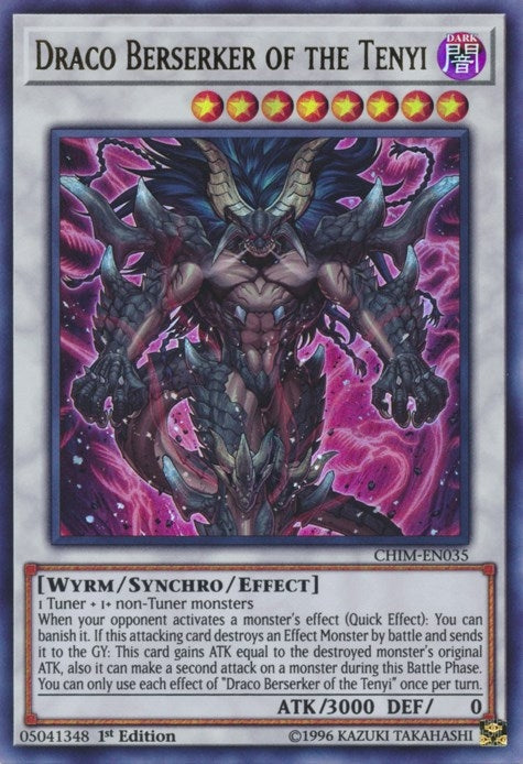 Image for Draco Berserker of the Tenyi (CHIM-EN035) (CHIM) - YuGiOh