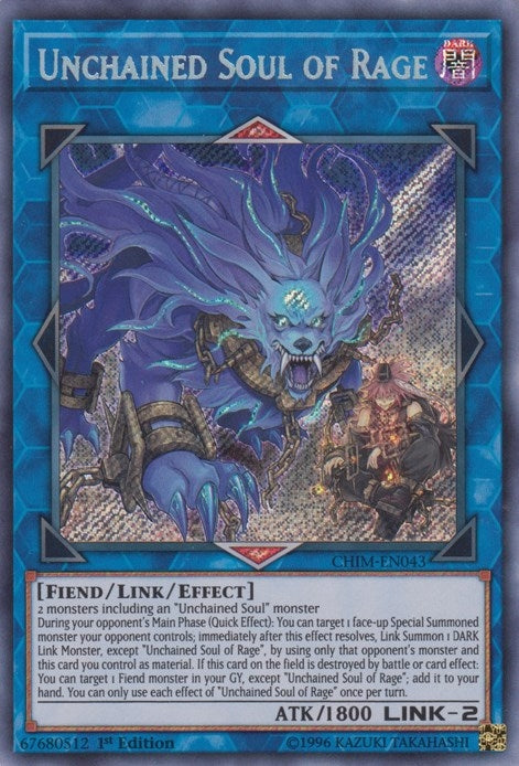 Image for Unchained Soul of Rage (CHIM-EN043) (CHIM) - YuGiOh
