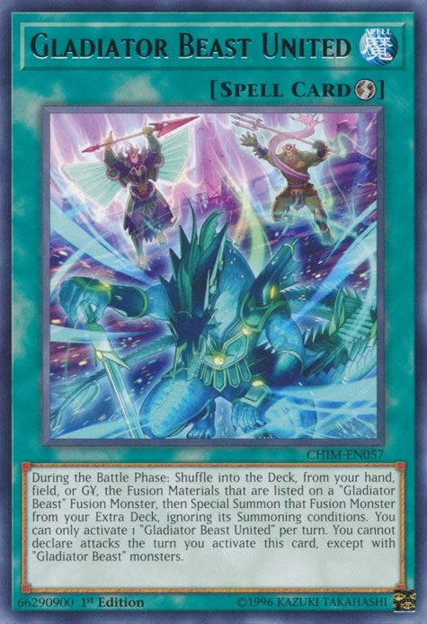Image for Gladiator Beast United (CHIM-EN057) (CHIM) - YuGiOh