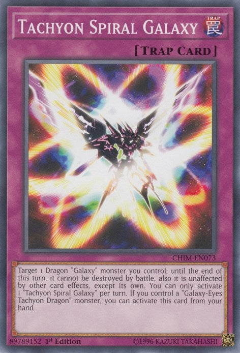Image for Tachyon Spiral Galaxy (CHIM-EN073) (CHIM) - YuGiOh
