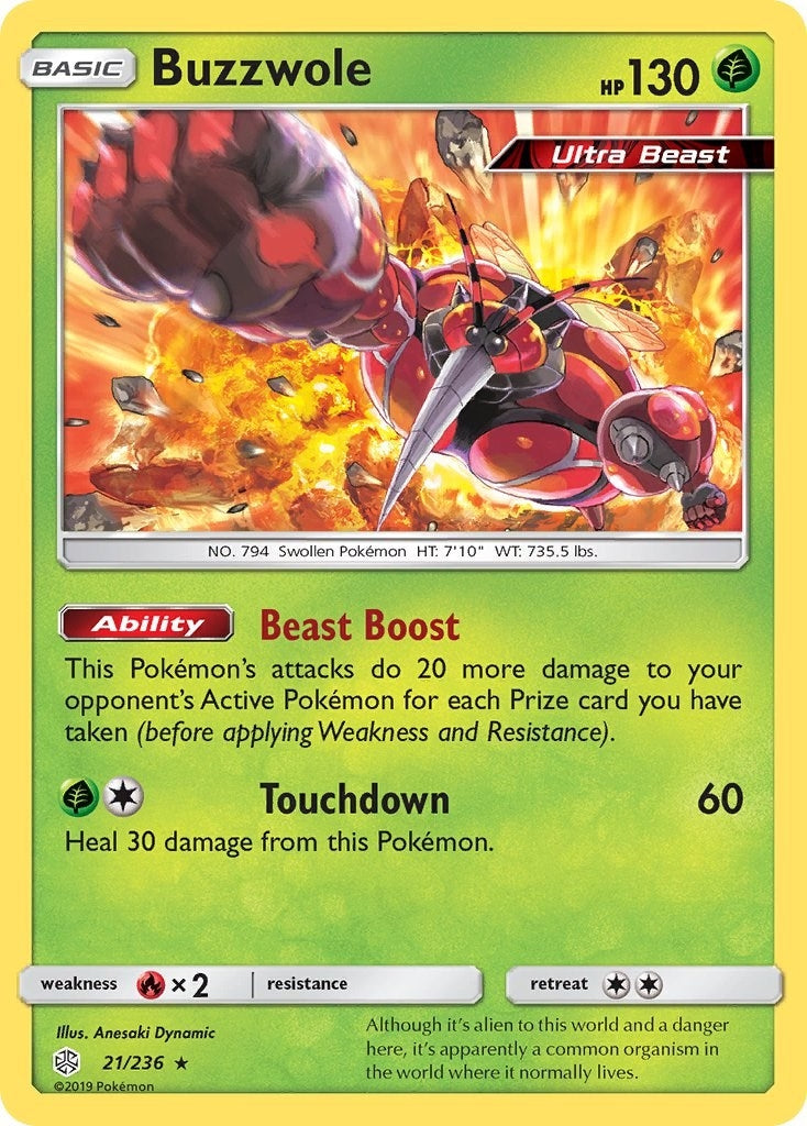 Image for Buzzwole (21/236) (SM12) - Pokemon