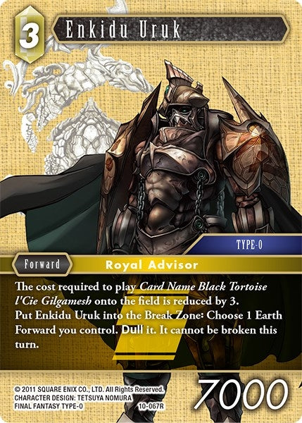 Image for Enkidu Uruk (10-067R) (Opus X) - Final Fantasy TCG