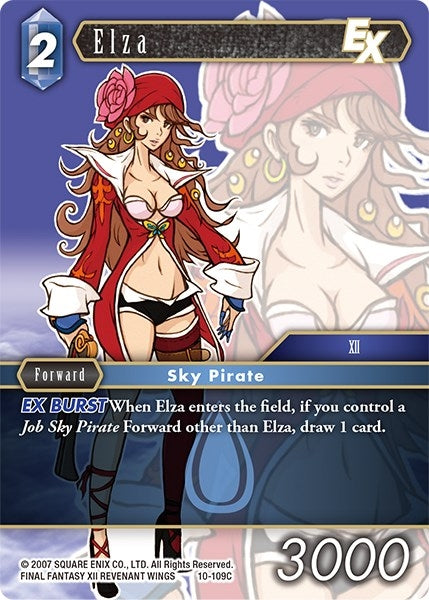 Image for Elza EX (10-109C) (Opus X) - Final Fantasy TCG