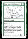 Image for Bear with Set's Mechanic (Mystery Booster: Convention Edition Exclusives) - Magic: The Gathering