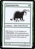 Image for Experiment Five (Mystery Booster: Convention Edition Exclusives) - Magic: The Gathering