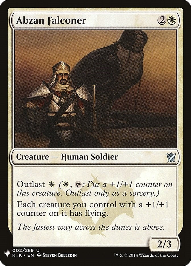 Image for Abzan Falconer (2) (The List Reprints) - Magic: The Gathering