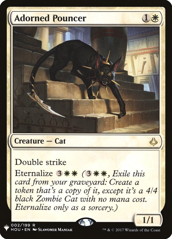 Image for Adorned Pouncer (2) (The List Reprints) - Magic: The Gathering