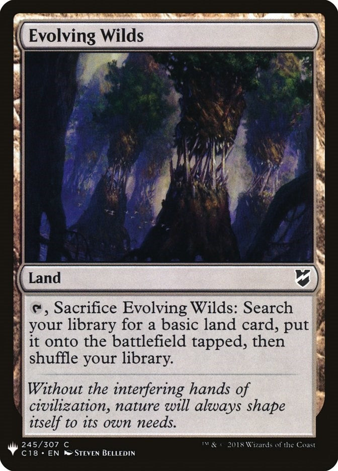 Image for Evolving Wilds (C18) (245) (The List Reprints) - Magic: The Gathering