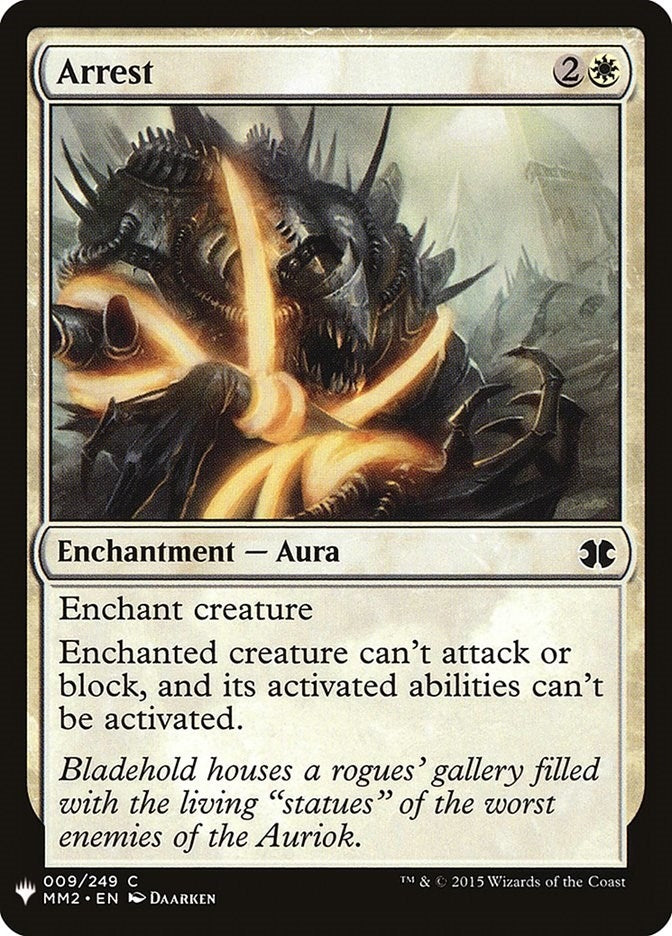 Image for Arrest (9) (The List Reprints) - Magic: The Gathering