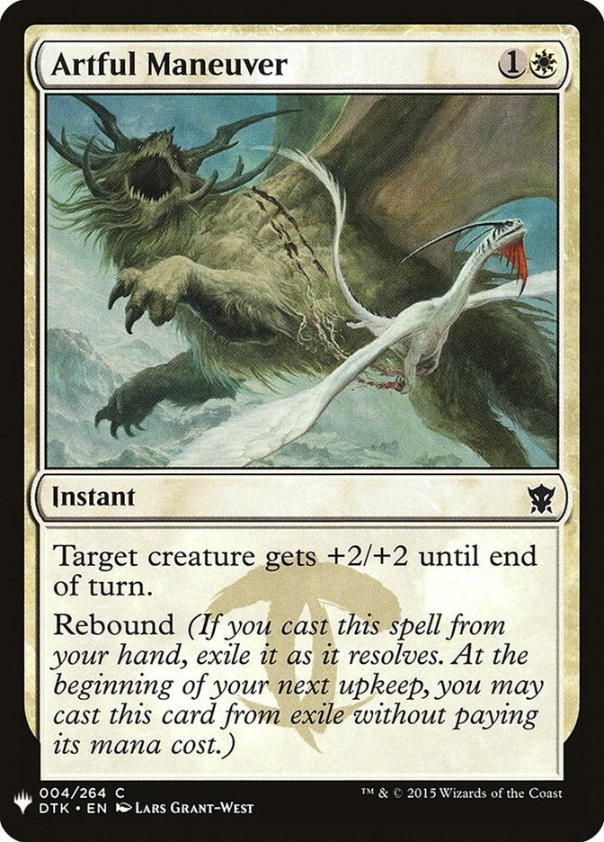 Image for Artful Maneuver (4) (The List Reprints) - Magic: The Gathering