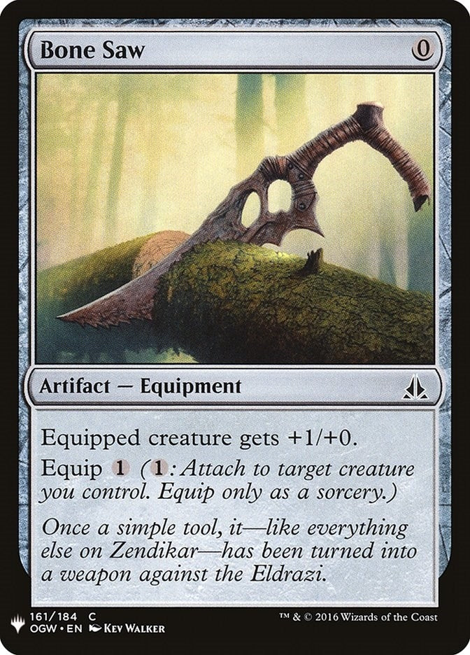 Image for Bone Saw (161) (The List Reprints) - Magic: The Gathering
