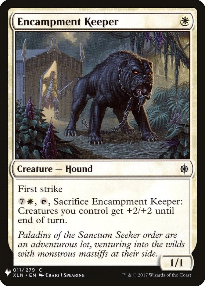 Image for Encampment Keeper (11) (The List Reprints) - Magic: The Gathering