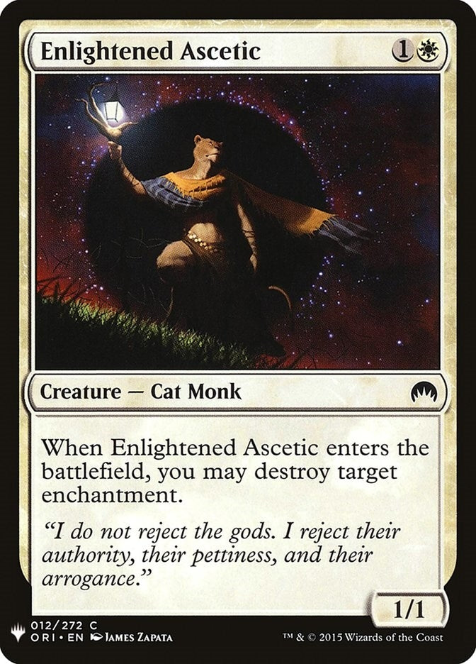 Image for Enlightened Ascetic (12) (The List Reprints) - Magic: The Gathering