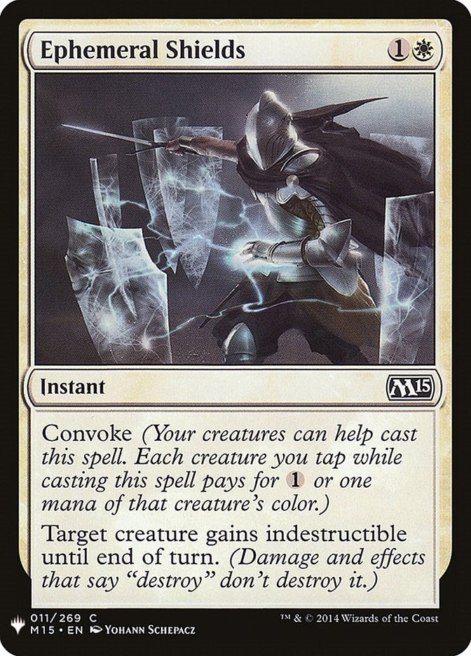 Image for Ephemeral Shields (11) (The List Reprints) - Magic: The Gathering