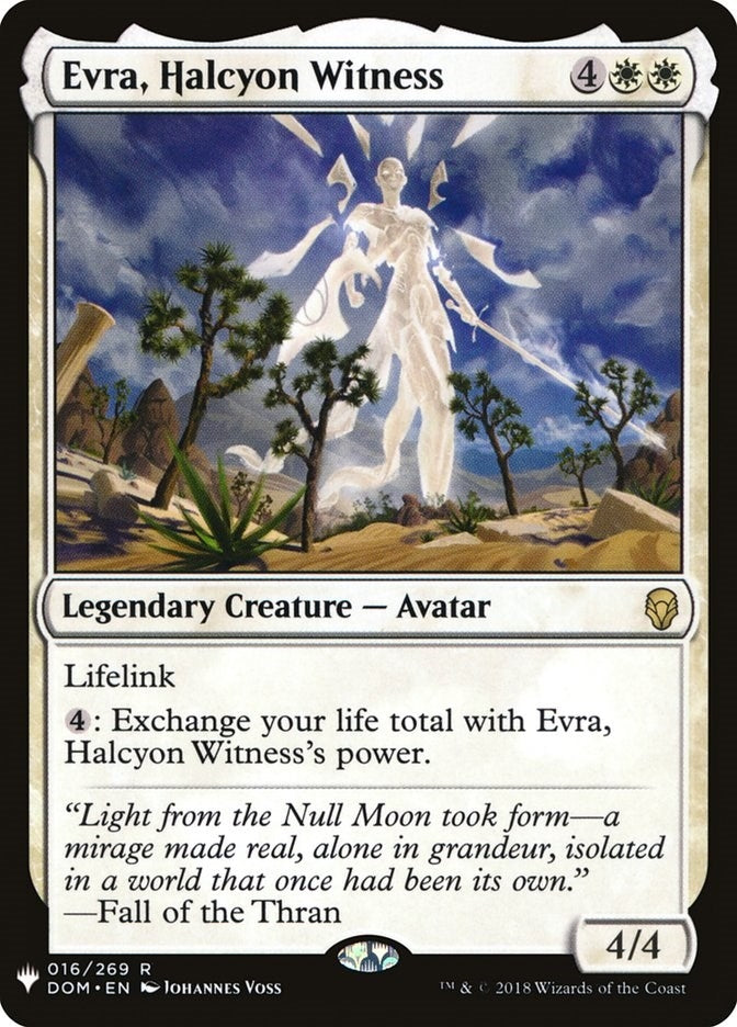 Image for Evra, Halcyon Witness (16) (The List Reprints) - Magic: The Gathering