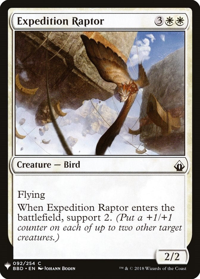 Image for Expedition Raptor (92) (The List Reprints) - Magic: The Gathering