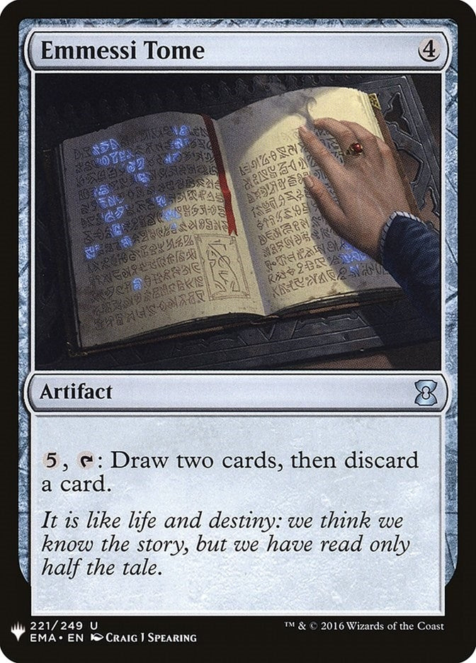 Image for Emmessi Tome (221) (The List Reprints) - Magic: The Gathering