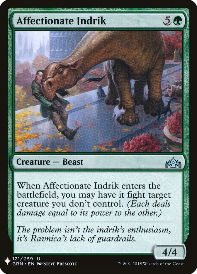 Image for Affectionate Indrik (121) (The List Reprints) - Magic: The Gathering