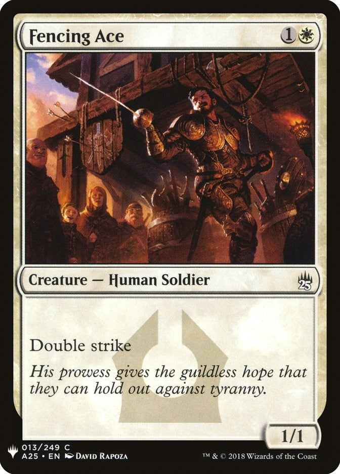 Image for Fencing Ace (13) (The List Reprints) - Magic: The Gathering